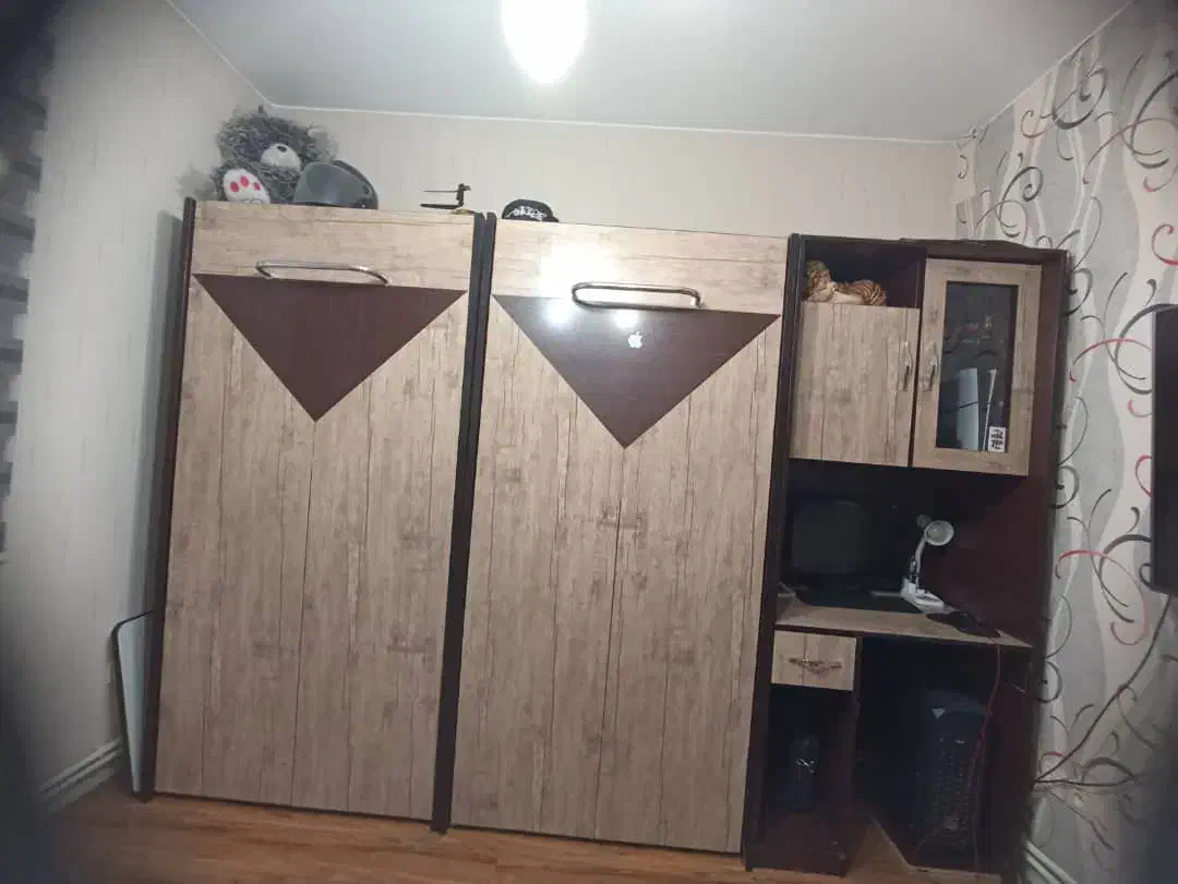 تختخواب تاشو با میزکامپوتر|تخت و سرویس خواب|تهران, درب دوم|دیوار