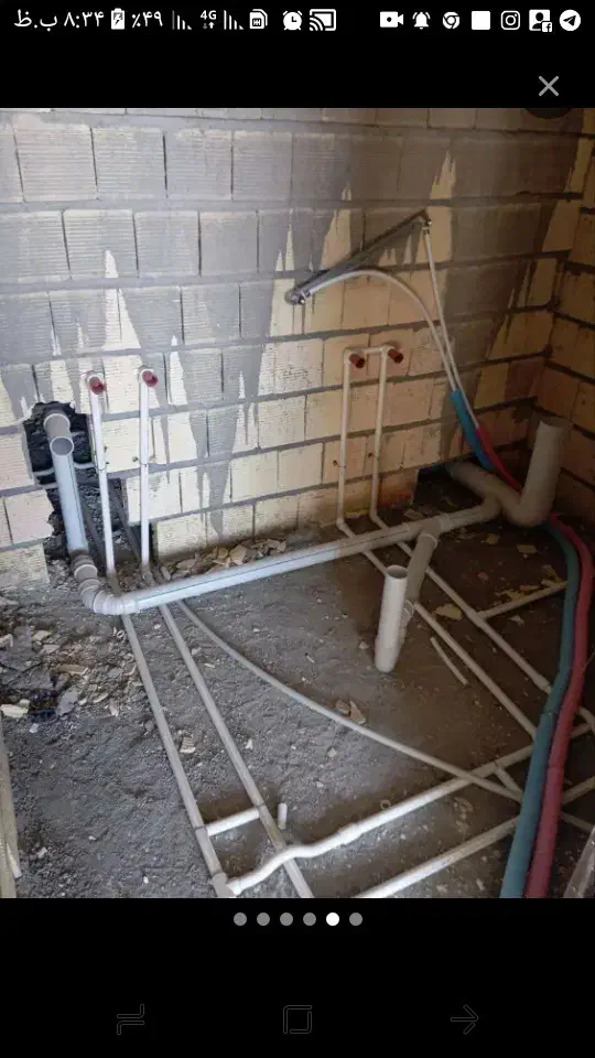 لولهکشیآبوگازوفاضلابوتاسیساتساختمان|خدمات پیشه و مهارت|گلپایگان, |دیوار