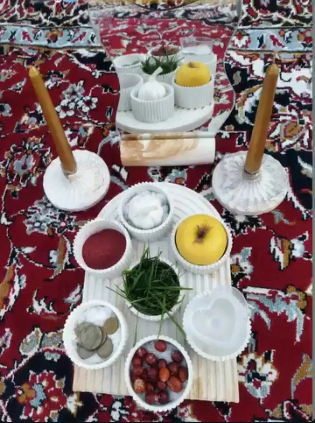 هفت‌سین (ظروف سنگ مصنوعی)|صنایع دستی و سایر لوازم تزئینی|حاجی آباد, |دیوار