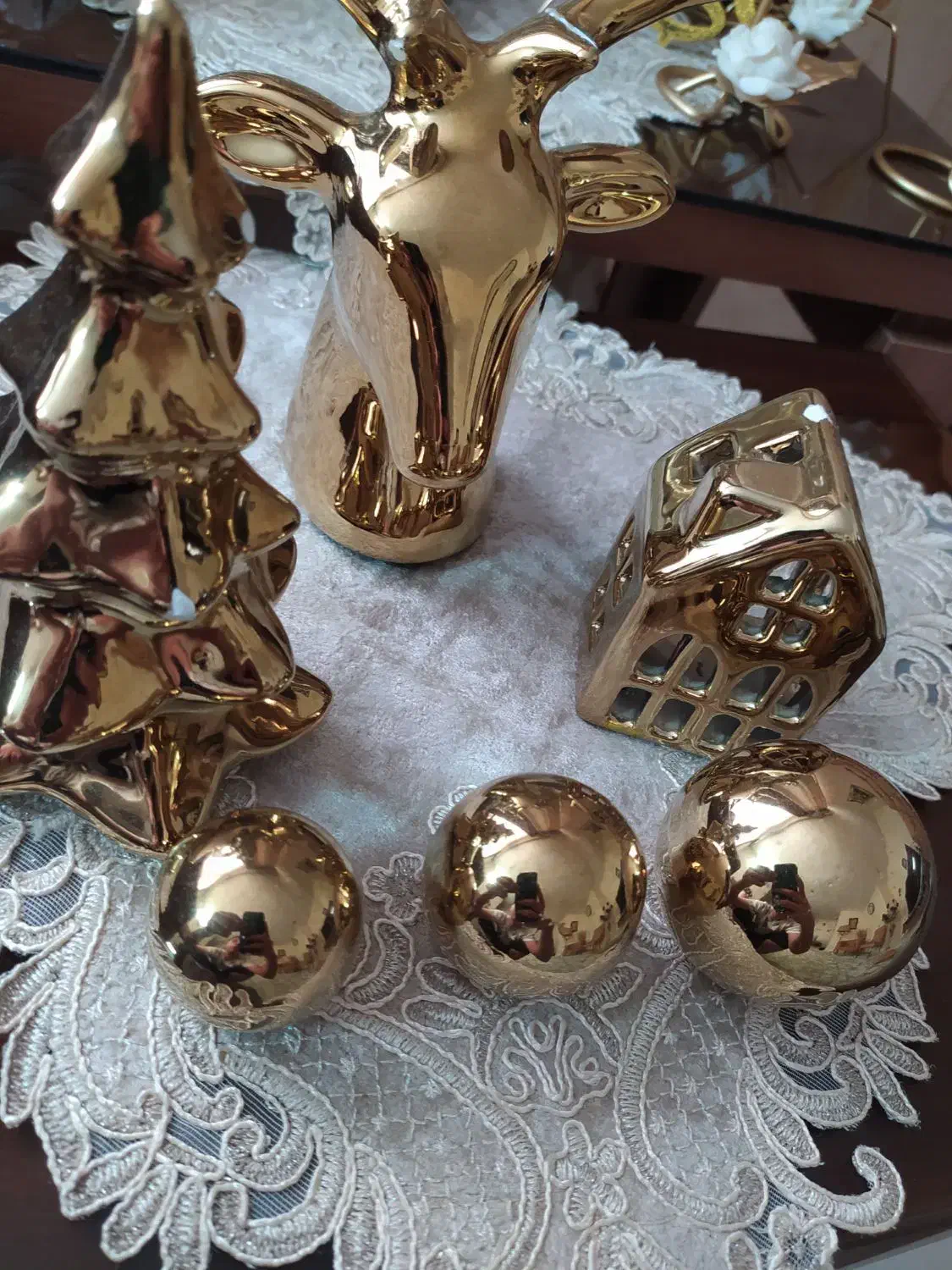 دکوری طلایی|مجسمه، تندیس، ماکت|هشتگرد, فاز ۷ مهستان|دیوار