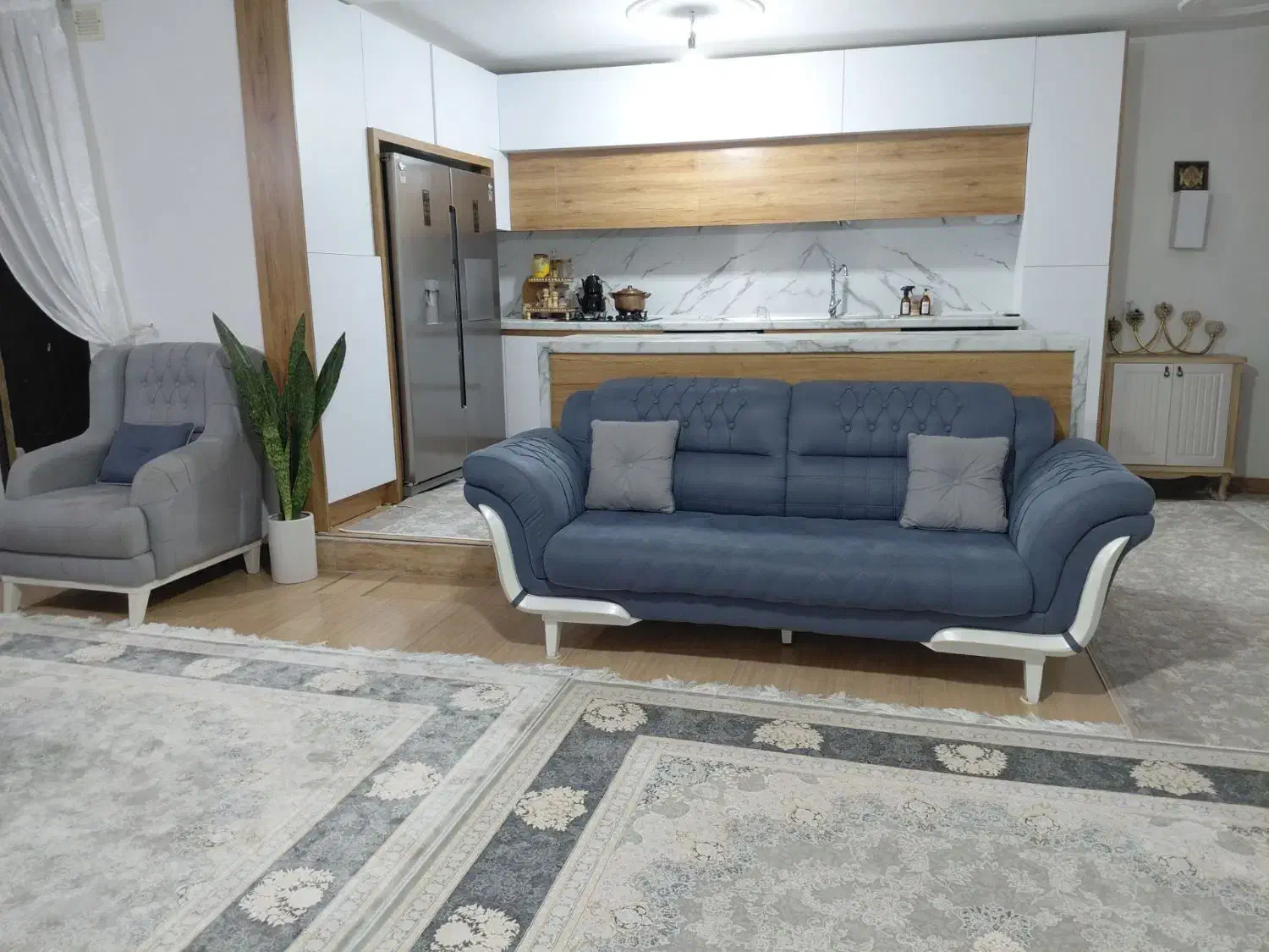 مبل نو نو بدون هیچ ایرادی|مبلمان خانگی و میز عسلی|رباطکریم, صبا باطری|دیوار