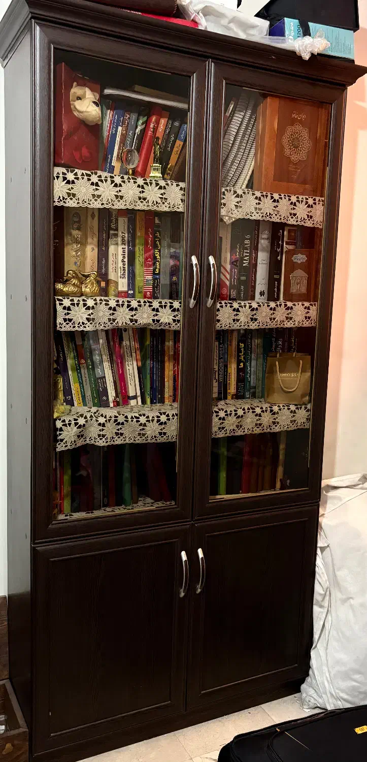 کتابخانه|کتابخانه، شلف، قفسه‌های دیواری|تهران, حبیب الله|دیوار