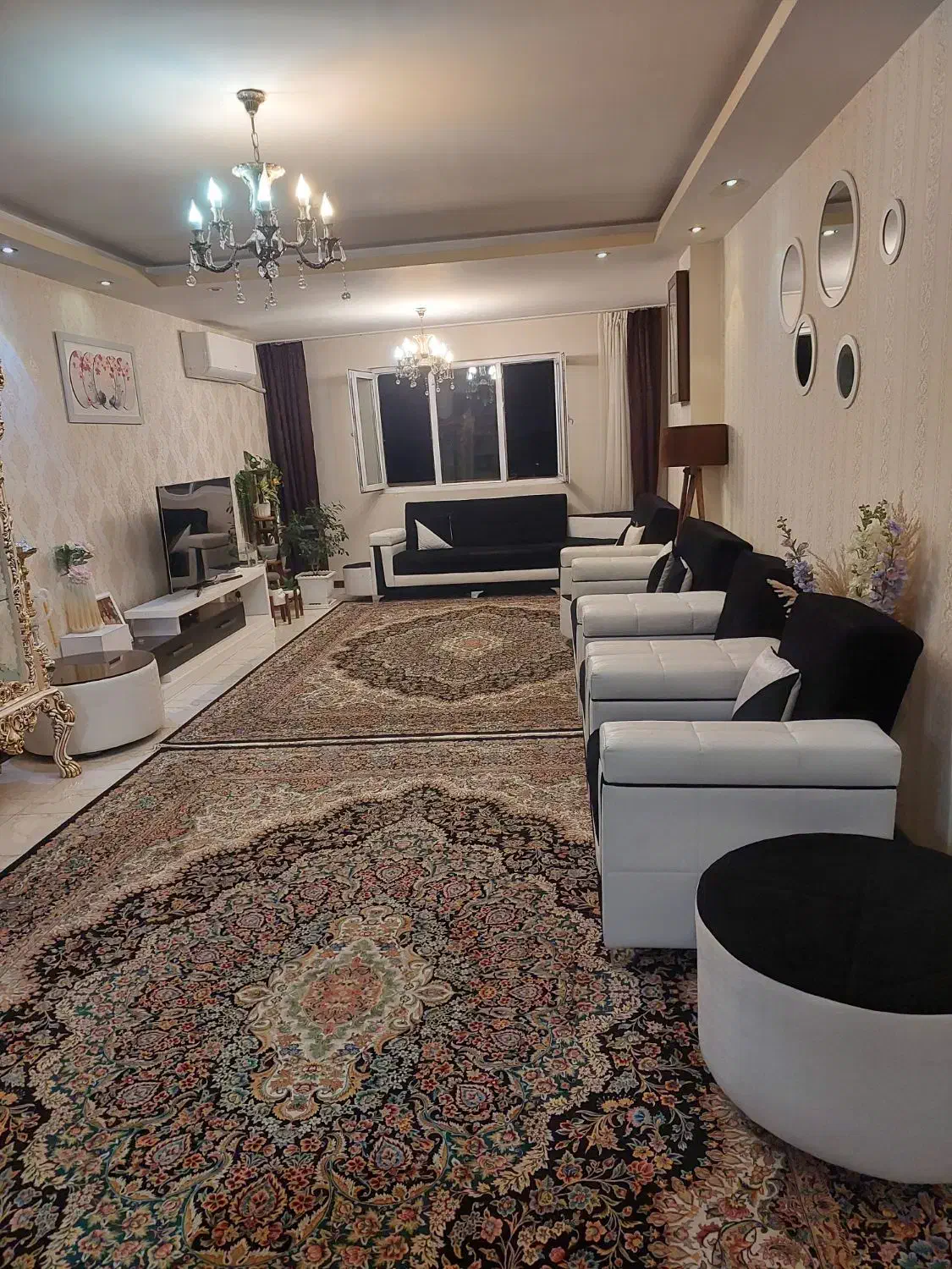 مبل دسته چرم ده نفری|مبلمان خانگی و میز عسلی|ارومیه, |دیوار