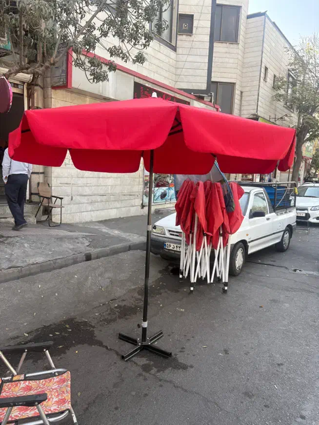 چتر پایه صلیبی هشت ضلعی پروفیل سنگین چادر سایبان|کوهنوردی و کمپینگ|تهران, افسریه شمالی|دیوار