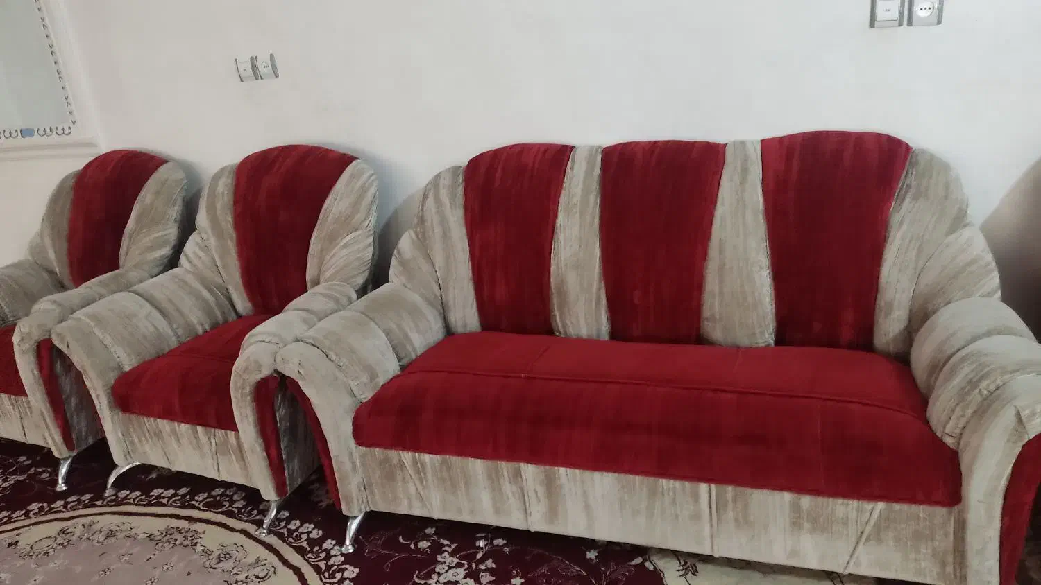 مبل راحتی 7 نفره|مبلمان خانگی و میز عسلی|عجب شیر, |دیوار