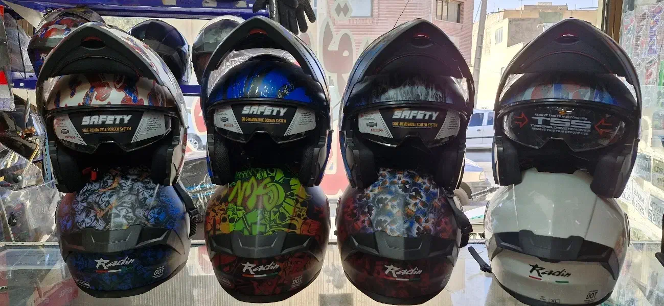 کلاه کاسکت موتور سیکلت فک متحرک ، فیس ماسک|قطعات یدکی و لوازم جانبی|اصفهان, همتآباد|دیوار