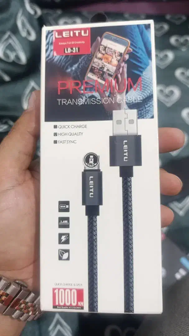 کابل شارژر سامسونگ شیایومی...|لوازم جانبی موبایل و تبلت|قم, منبع آب|دیوار