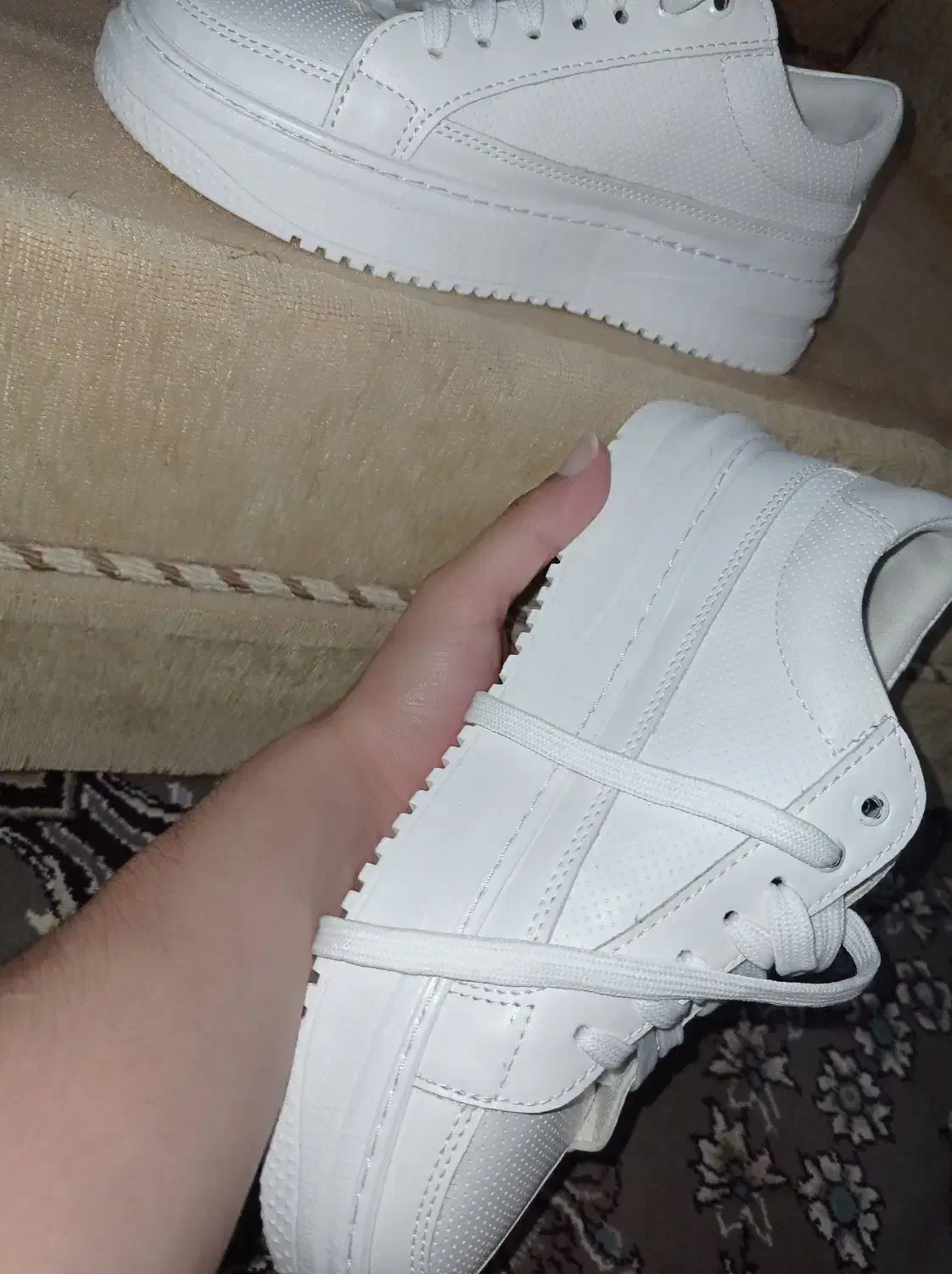 کفش سفید zara|کیف، کفش، کمربند|زابل, |دیوار