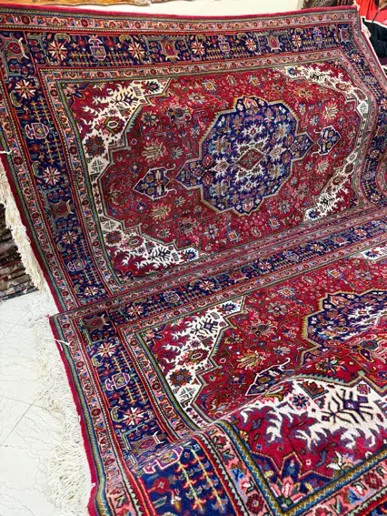 جفت فرش ۶ متری تبریز دستباف در حراج|فرش|تهران, شهرک مخابرات|دیوار