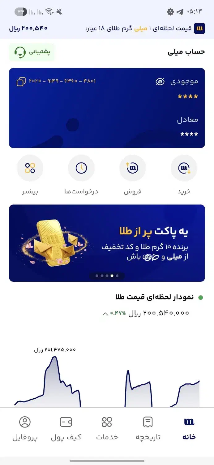 میلی|کارت هدیه و تخفیف|سبزوار, قائم|دیوار