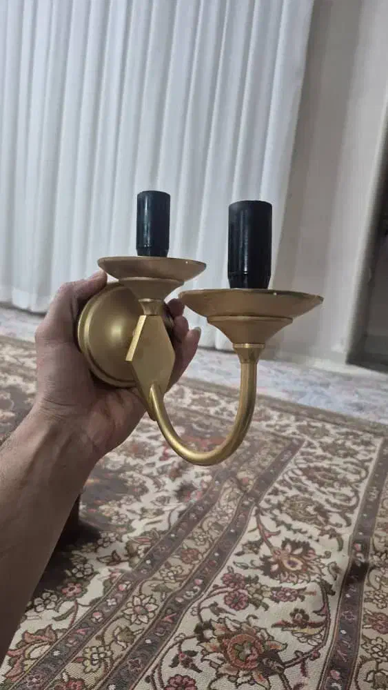 لوستر برنجی|لوستر و چراغ آویز|پردیس, فاز ۱|دیوار