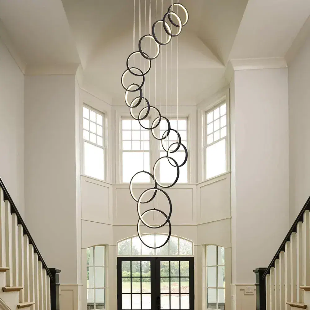 لوستر سقفی مدرن بلند طرح زاگرس|لوستر و چراغ آویز|تهران, شهرک چیتگر|دیوار