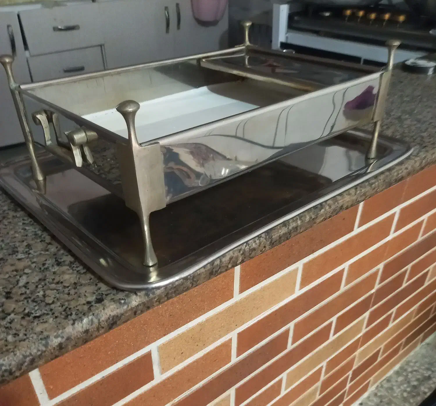 منقل استیل قدیمی|کلکسیون اشیاء عتیقه|شوش, |دیوار