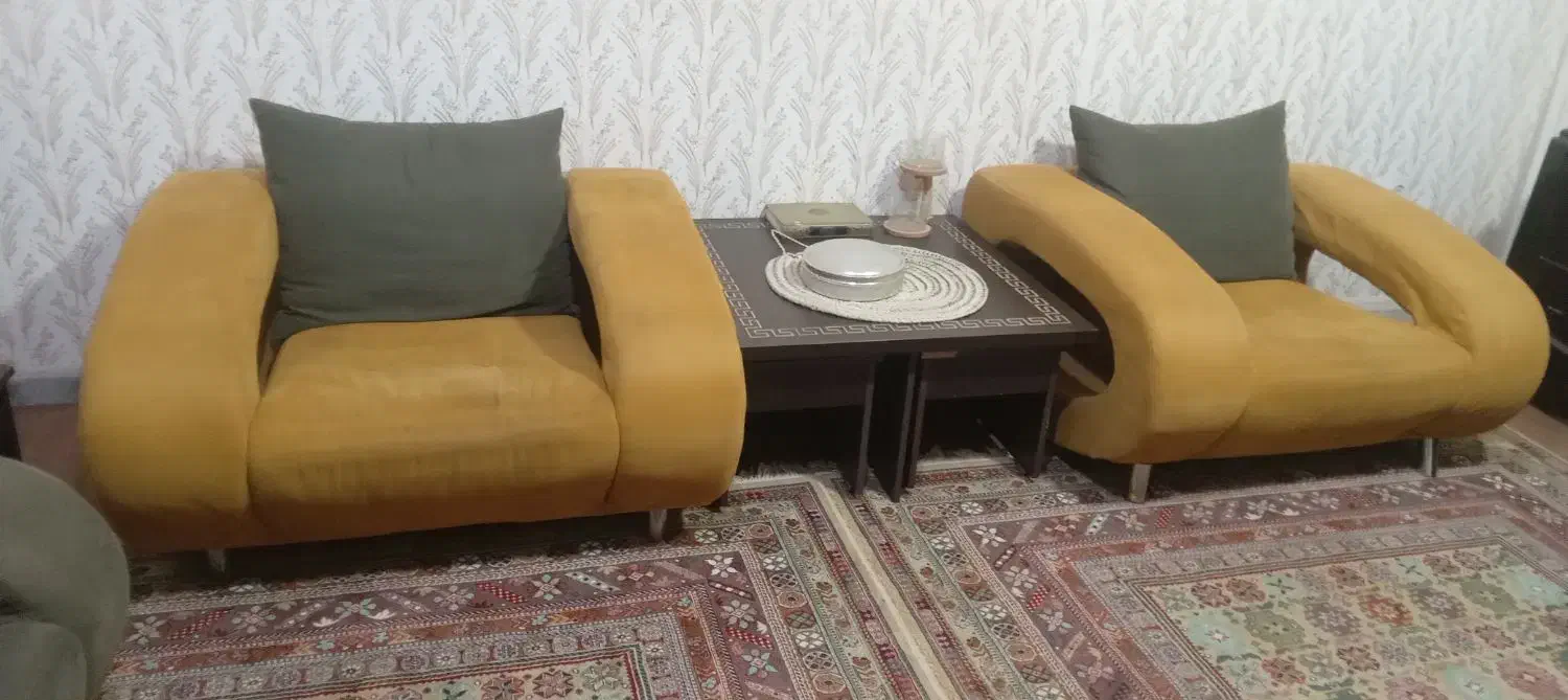 مبل ۷ نفره|مبلمان خانگی و میز عسلی|زاهدان, |دیوار