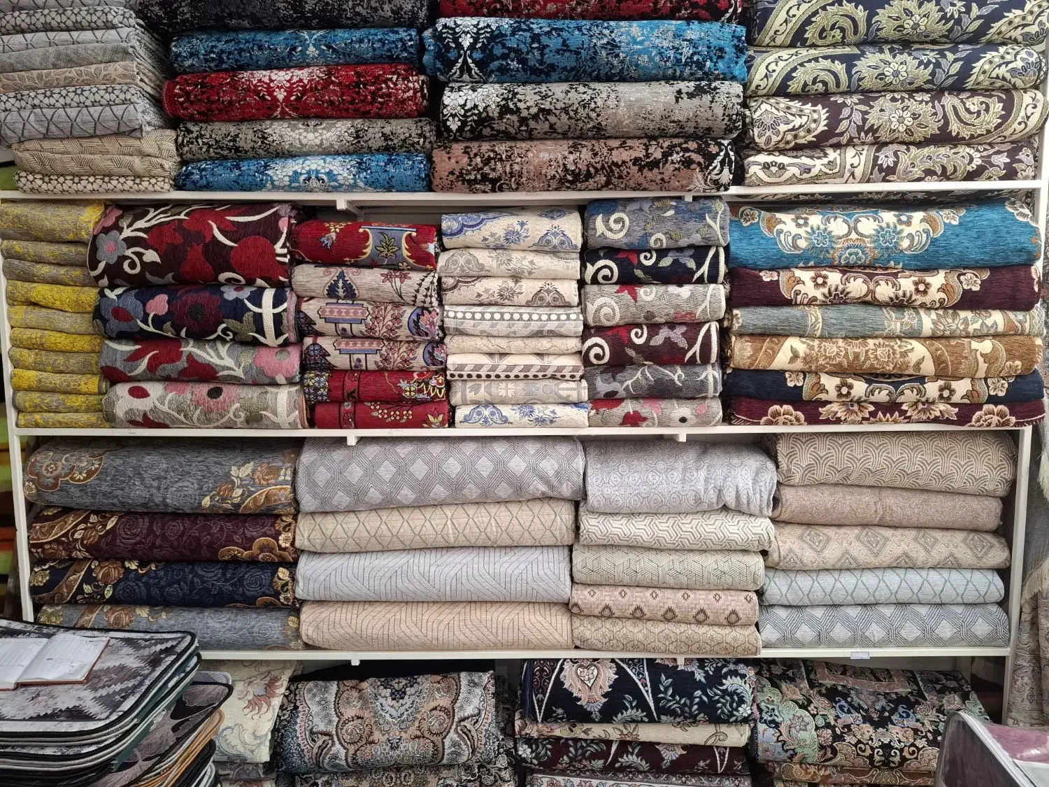 فروش انواع روفرشی سعید بافت یزد و اسو بافت|روفرشی|اصفهان, نقش جهان|دیوار