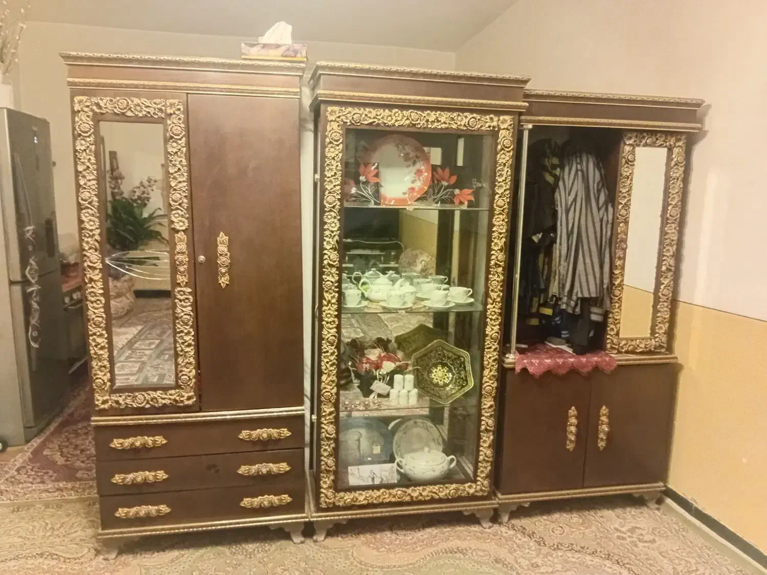 کمدسه تیکه نو|جاکفشی، کمد، دراور|زابل, |دیوار