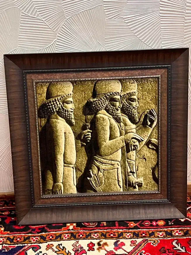 تابلو فرش هخامنشی|تابلو فرش|تهران, استخر|دیوار