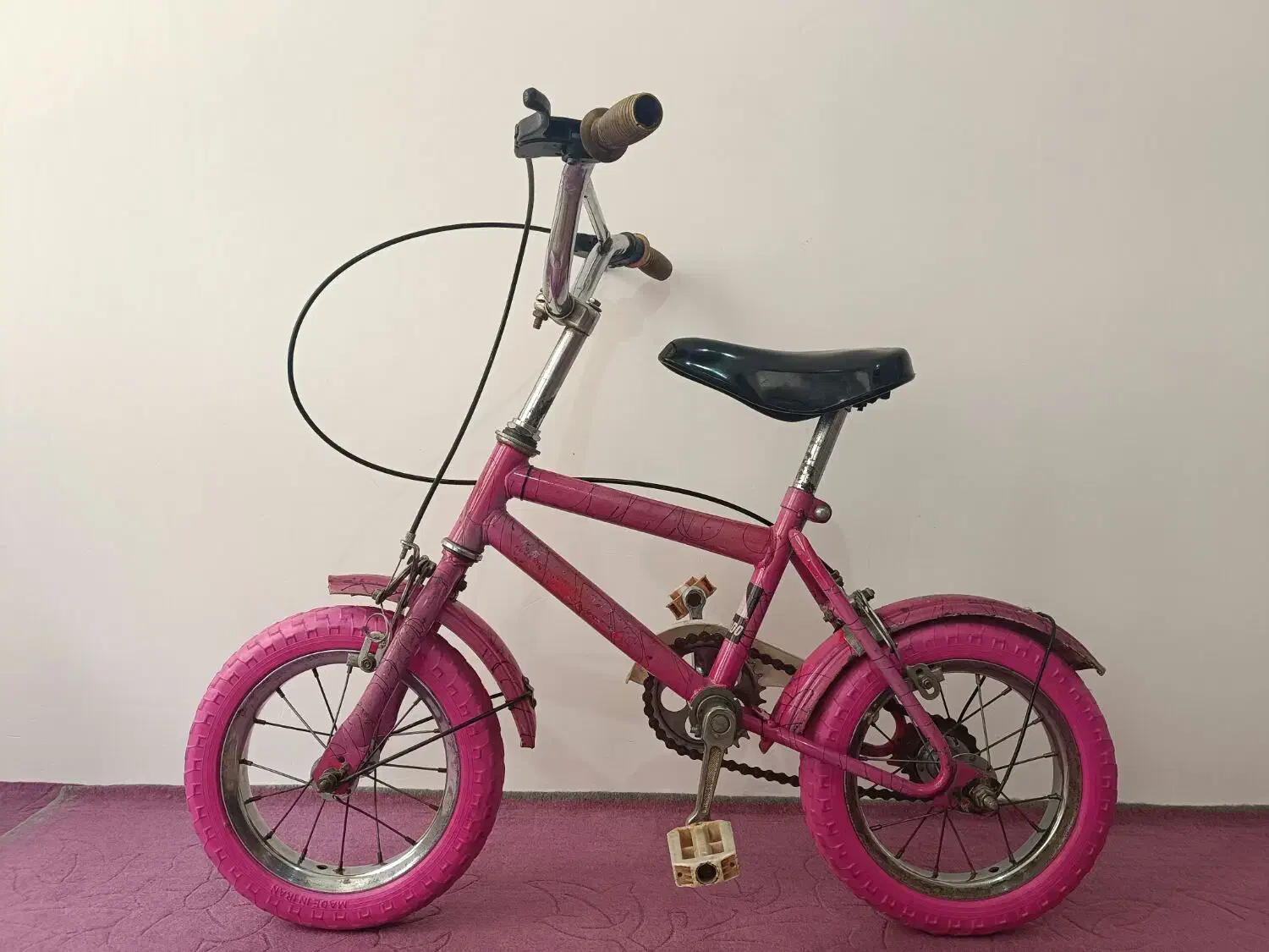 دوچرخه ۱۲ صورتی|دوچرخه، اسکیت، اسکوتر|اردبیل, |دیوار