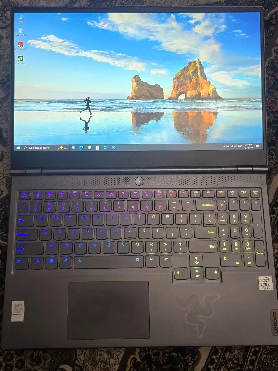 لپ تاپ گیمینگ لنوو Legion 7|رایانه همراه|تهران, تهران‌نو|دیوار