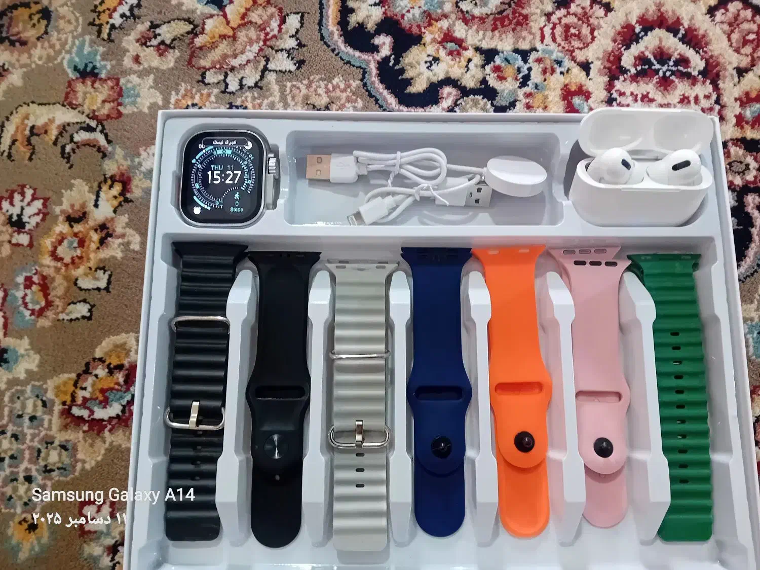 ساعت هوشمند کیکویر مدل kw56 ultra3 همراه با ایرپاد|ساعت|کوهدشت, |دیوار