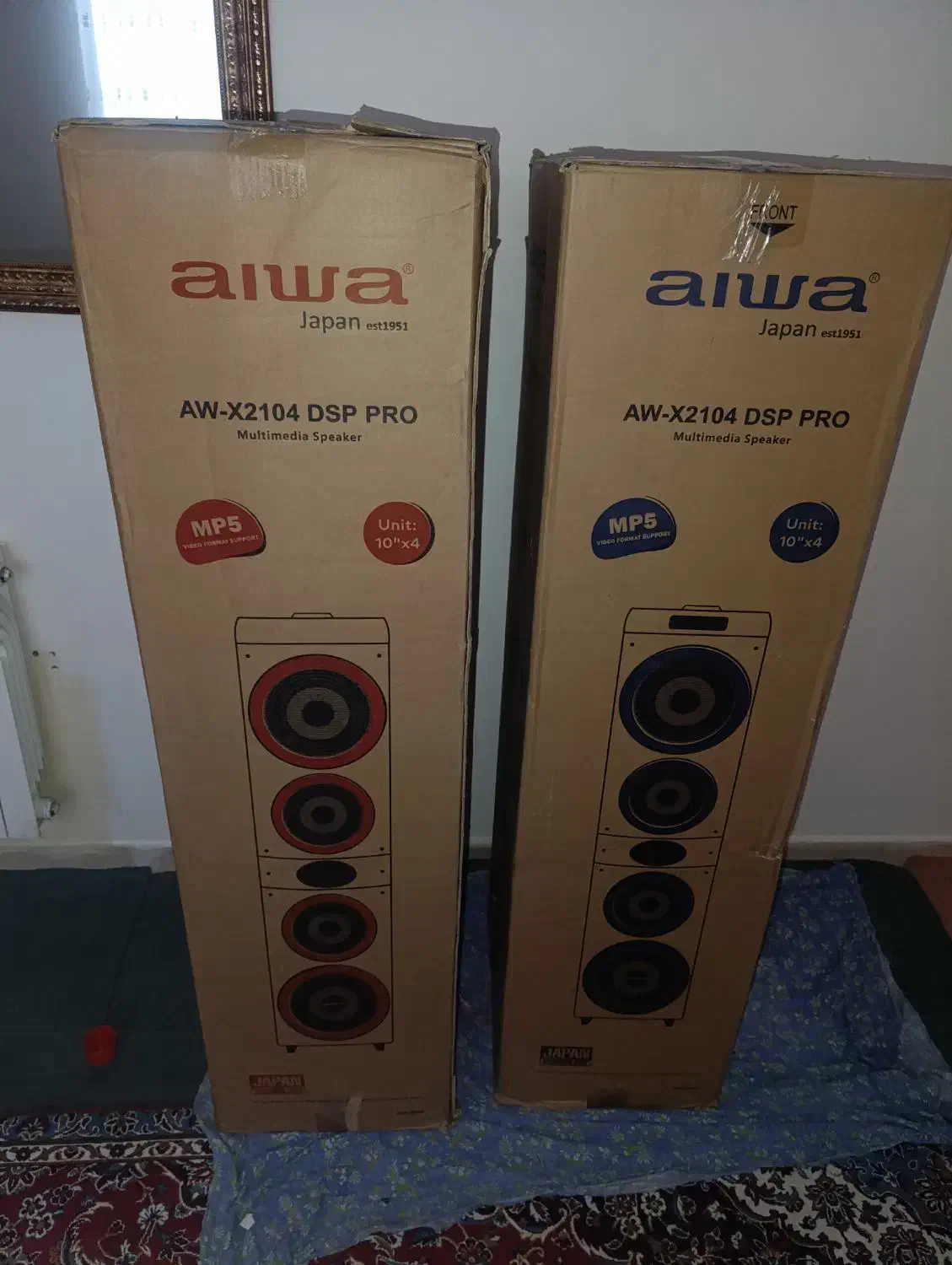 باند AIWA مدل AW X2104 DSP PRO|سیستم صوتی خانگی|رباط‌کریم, رباط‌کریم|دیوار
