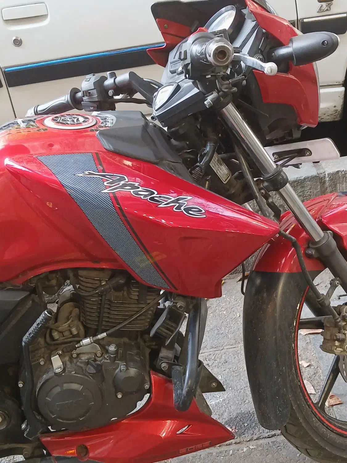 آپاچی آلبالویی ۱۵۰|موتورسیکلت|تهران, جی|دیوار