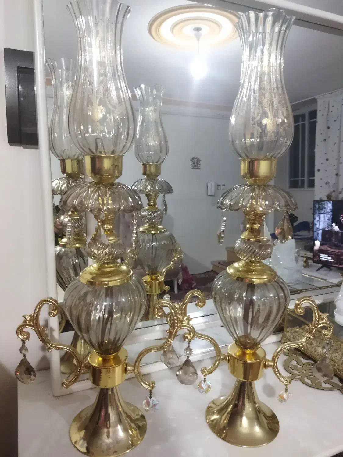 شمعدانی|چراغ خواب و آباژور|ارومیه, |دیوار