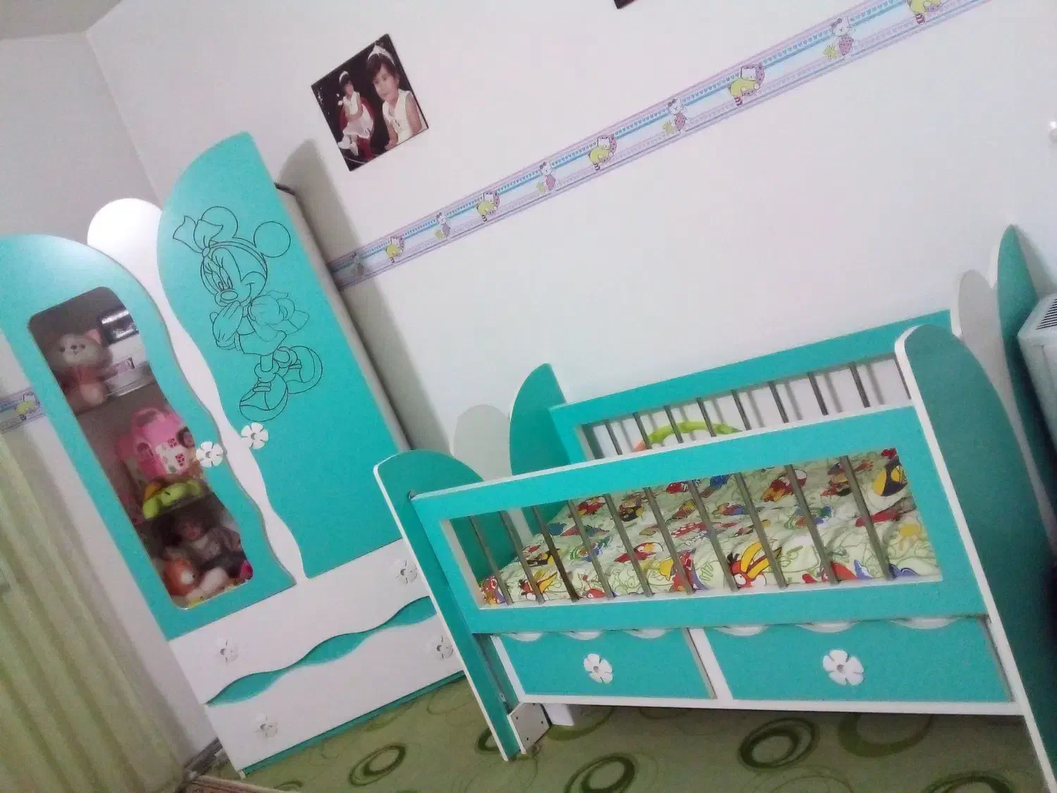 تخت و کمد کودک|تخت و سرویس خواب|بجنورد, |دیوار