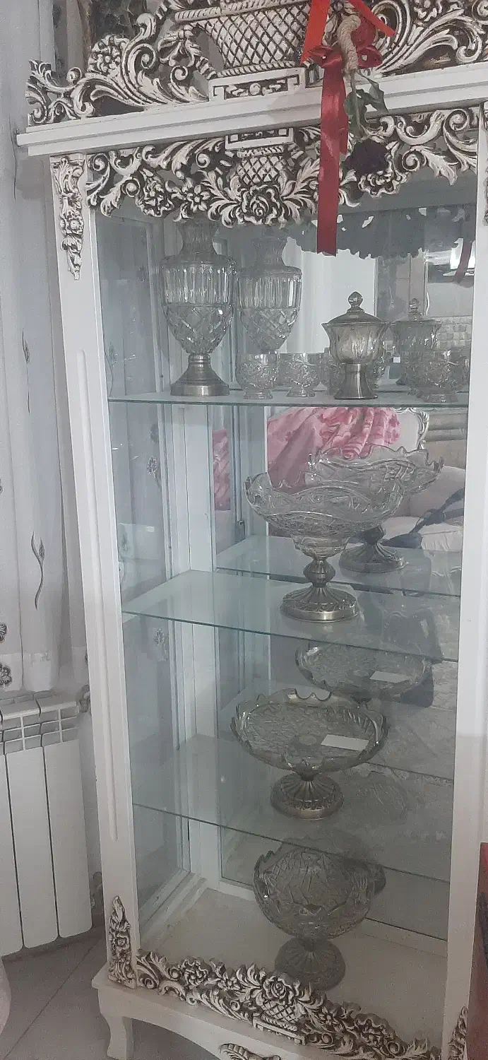 بوفه .آینه.ساعت رو میزی|بوفه، ویترین، کنسول|کرمان, |دیوار