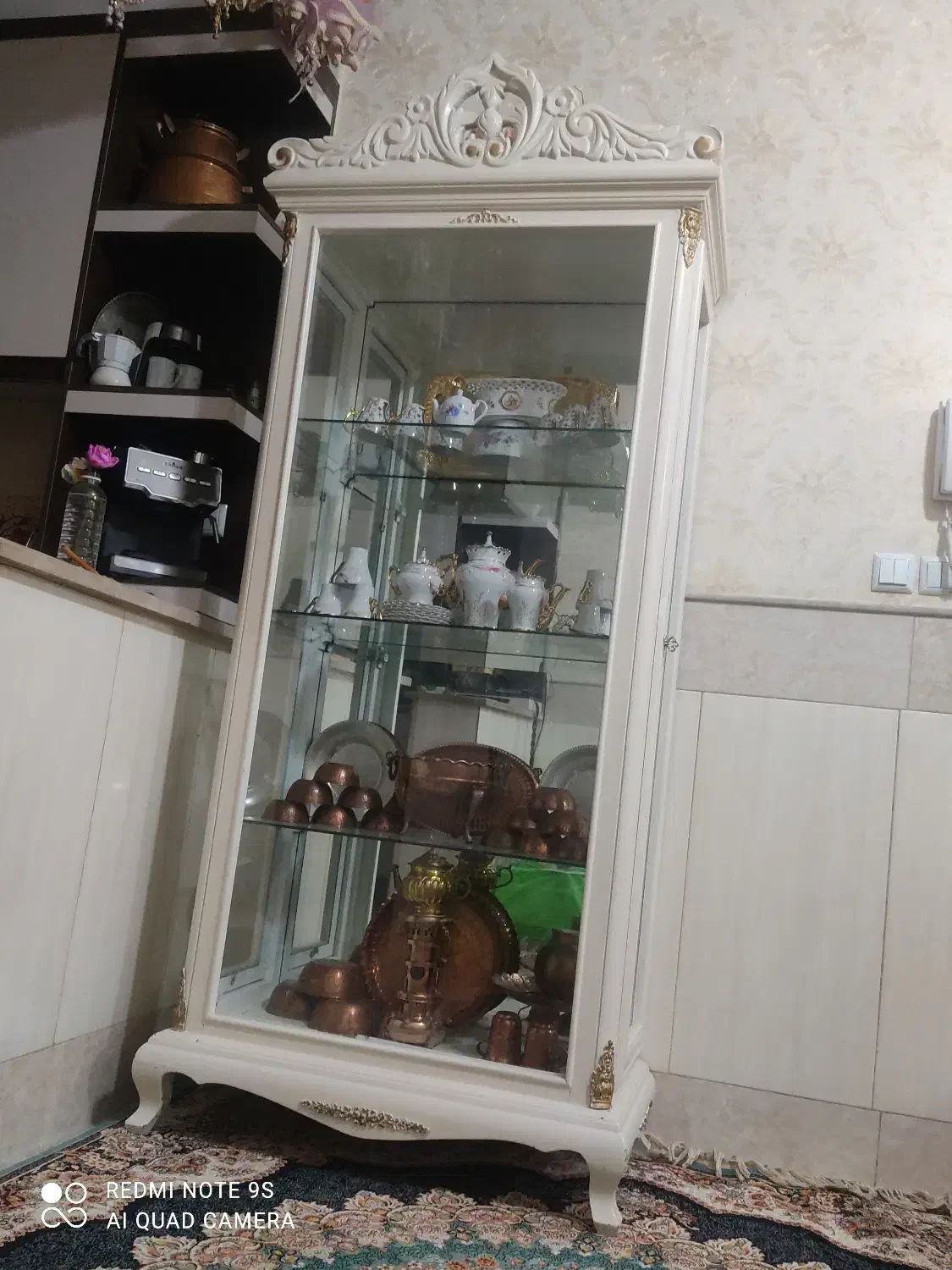 ویترین .پادیشن چوبی|بوفه، ویترین، کنسول|قم, ولیعصر|دیوار