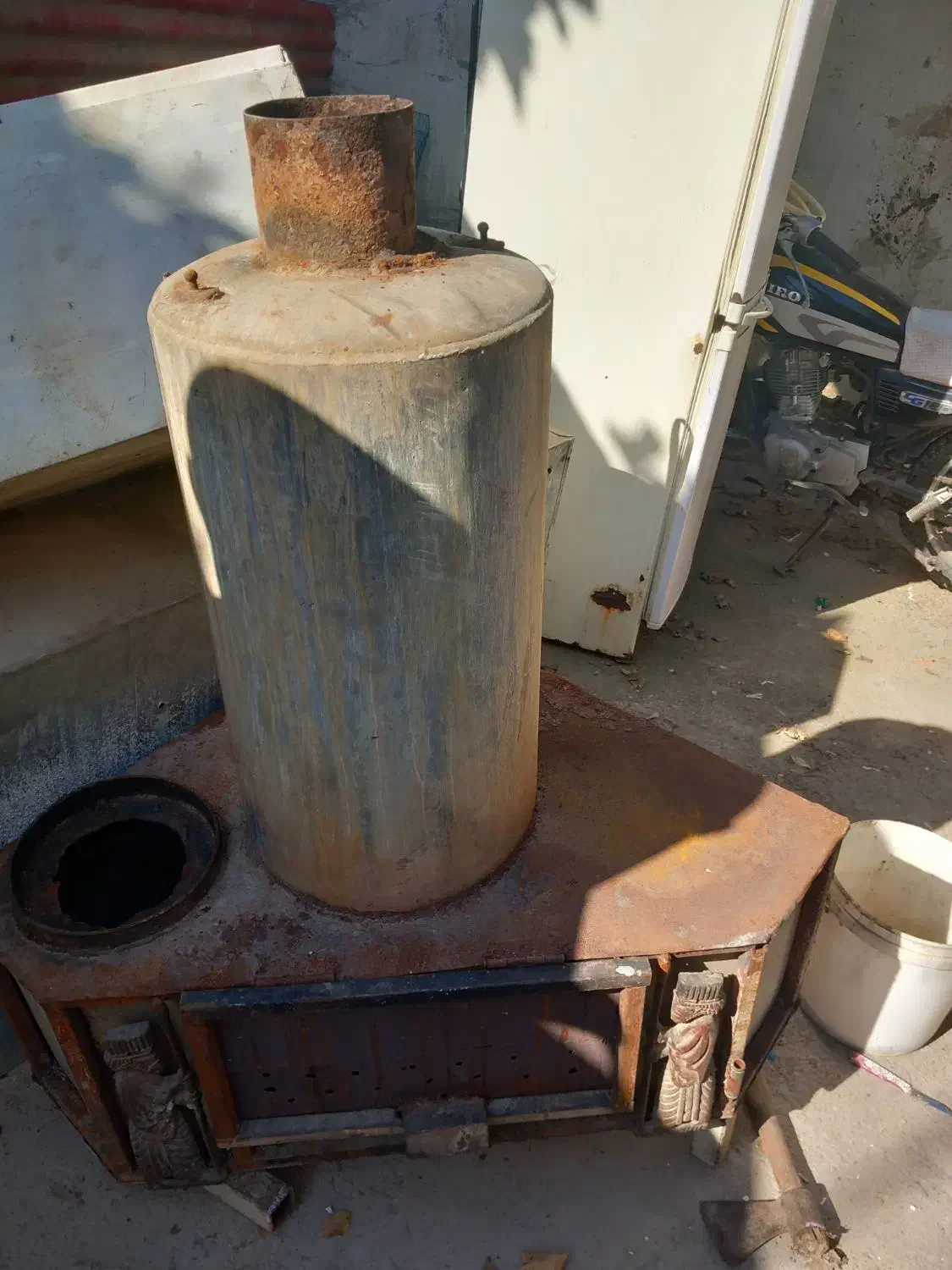 بخاری هیزمی طرح هخامنشی|بخاری، هیتر، شومینه|گنبد کاووس, |دیوار