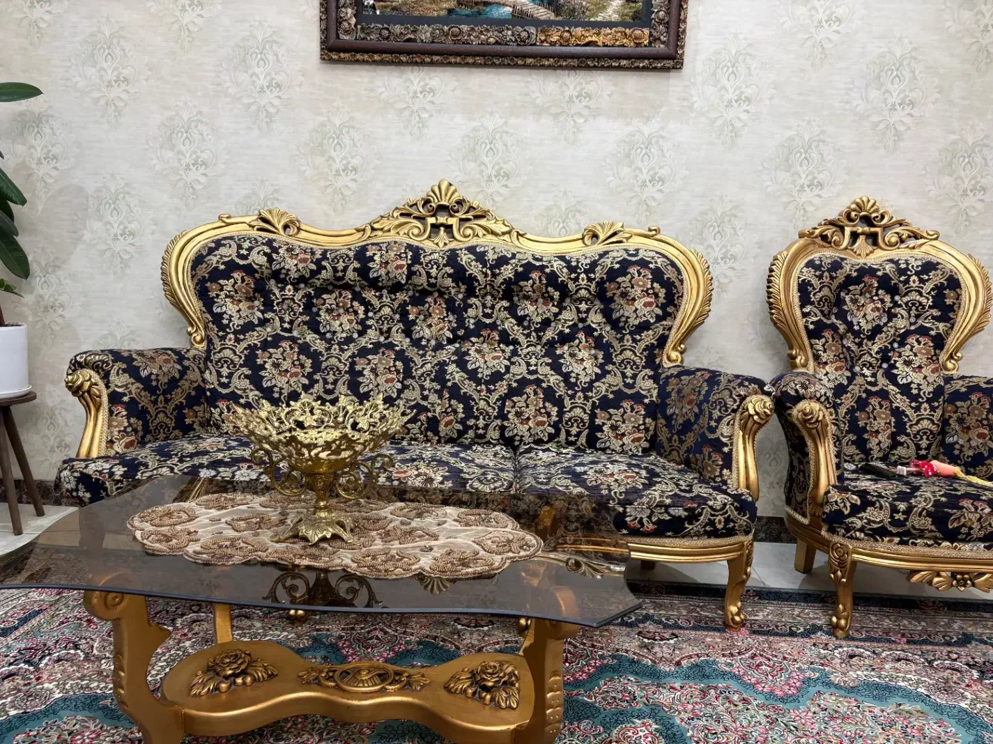 فوری  فوری. مبل استیل ۷نفره|مبلمان خانگی و میز عسلی|اسلامشهر, مظفریه|دیوار