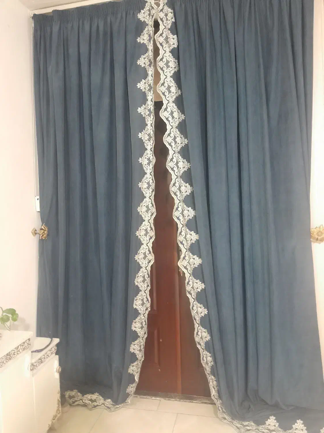 دوجفت دستک درحدنو|پرده، رانر، رومیزی|مشهد, شهرک ابوذر|دیوار