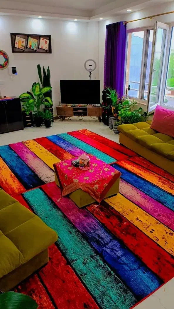 فرش ۶ متری رنگی|فرش|رشت, کوی غلام نیا|دیوار