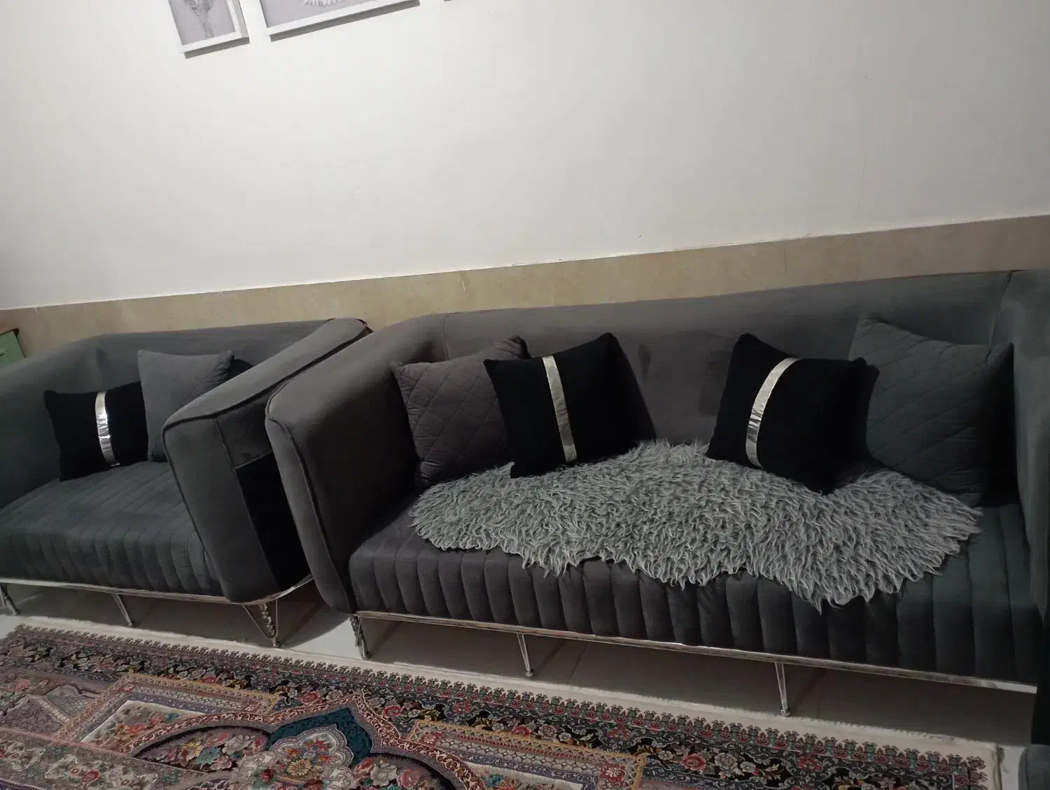 مبل 7 نفره|مبلمان خانگی و میز عسلی|رباط‌کریم, رباط‌کریم|دیوار