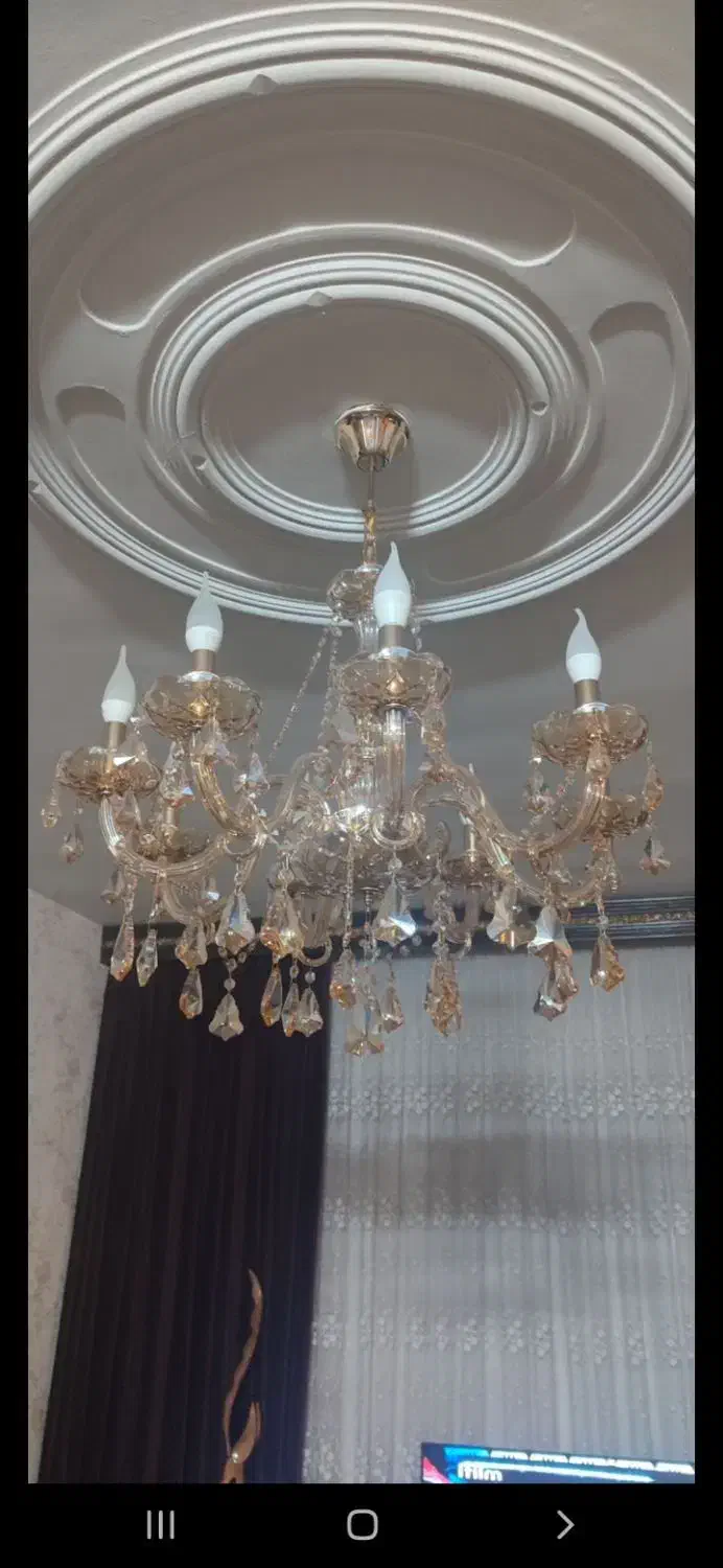 لوستر ۸ شاخه|لوستر و چراغ آویز|محمدیه-قزوین, |دیوار