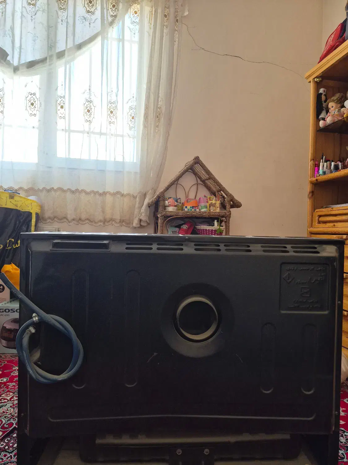 بخاری ۱۲هزار ادنیس در حد نو همراه با دودکش|بخاری، هیتر، شومینه|طرقبه, |دیوار