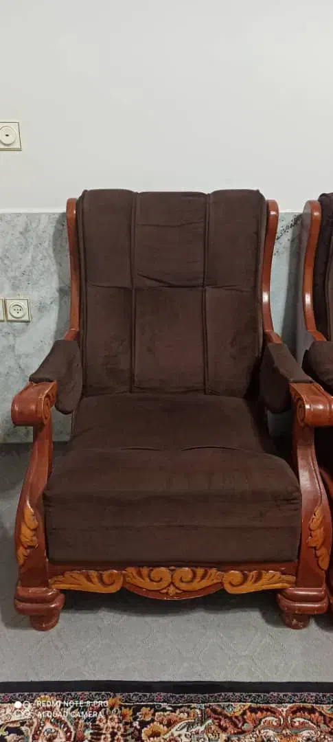 مبل هفت نفره چوب نراد|مبلمان خانگی و میز عسلی|مینودشت, |دیوار