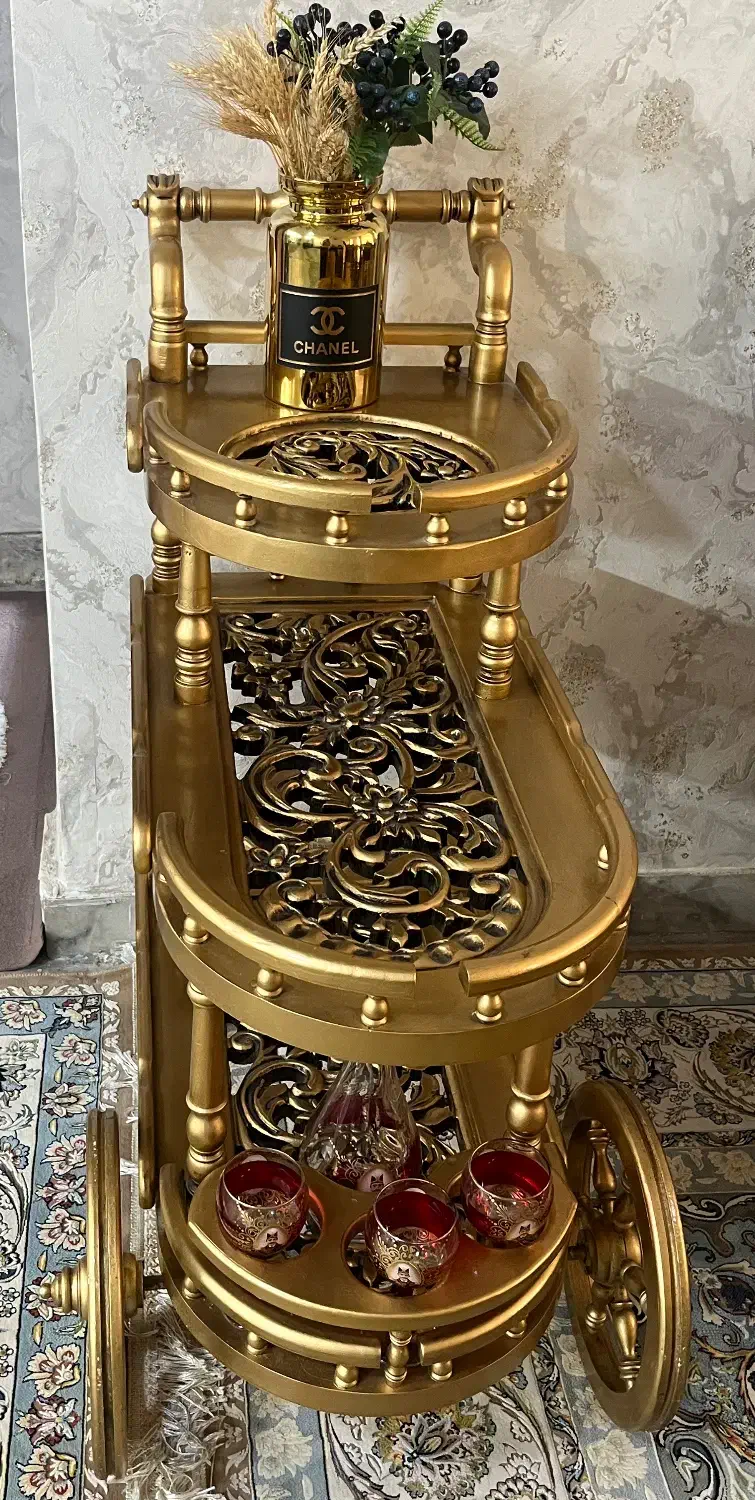 میز بار چوبی|بوفه، ویترین، کنسول|ورامین, ورامین|دیوار