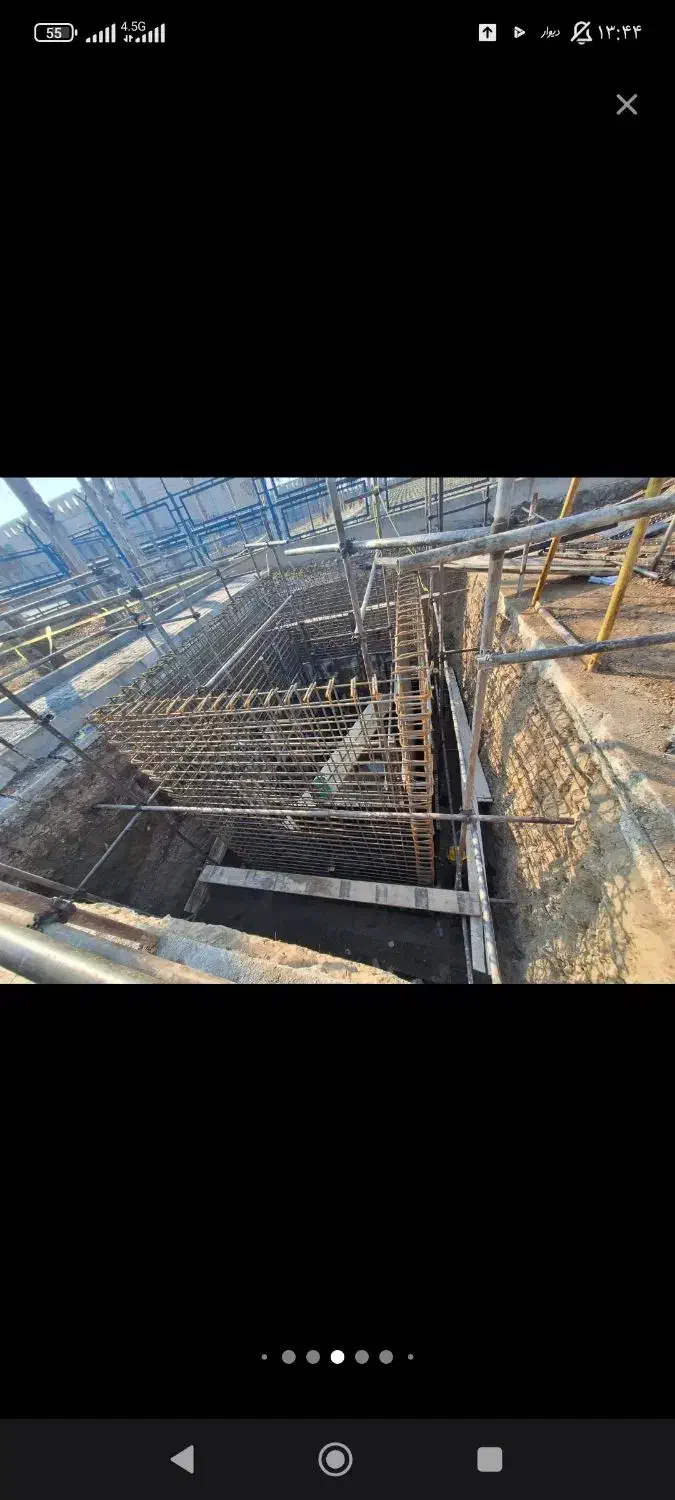 آرماتوربندی فونداسیون دیوار برش|خدمات پیشه و مهارت|زنجان, |دیوار