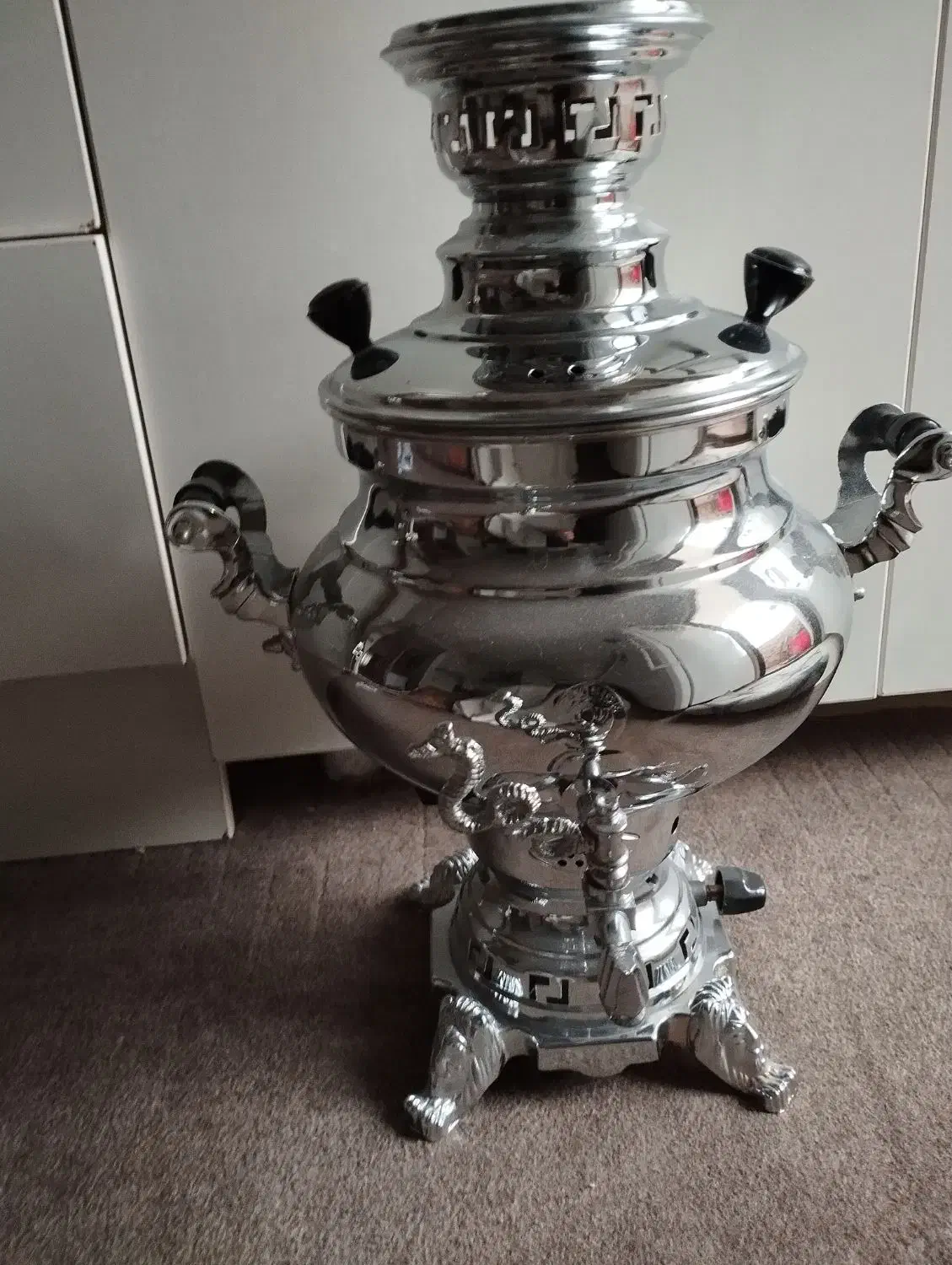 سماور ۶لیتری نو.جنس ضخیم|سماور، چایساز، قهوهساز|گرگان, |دیوار