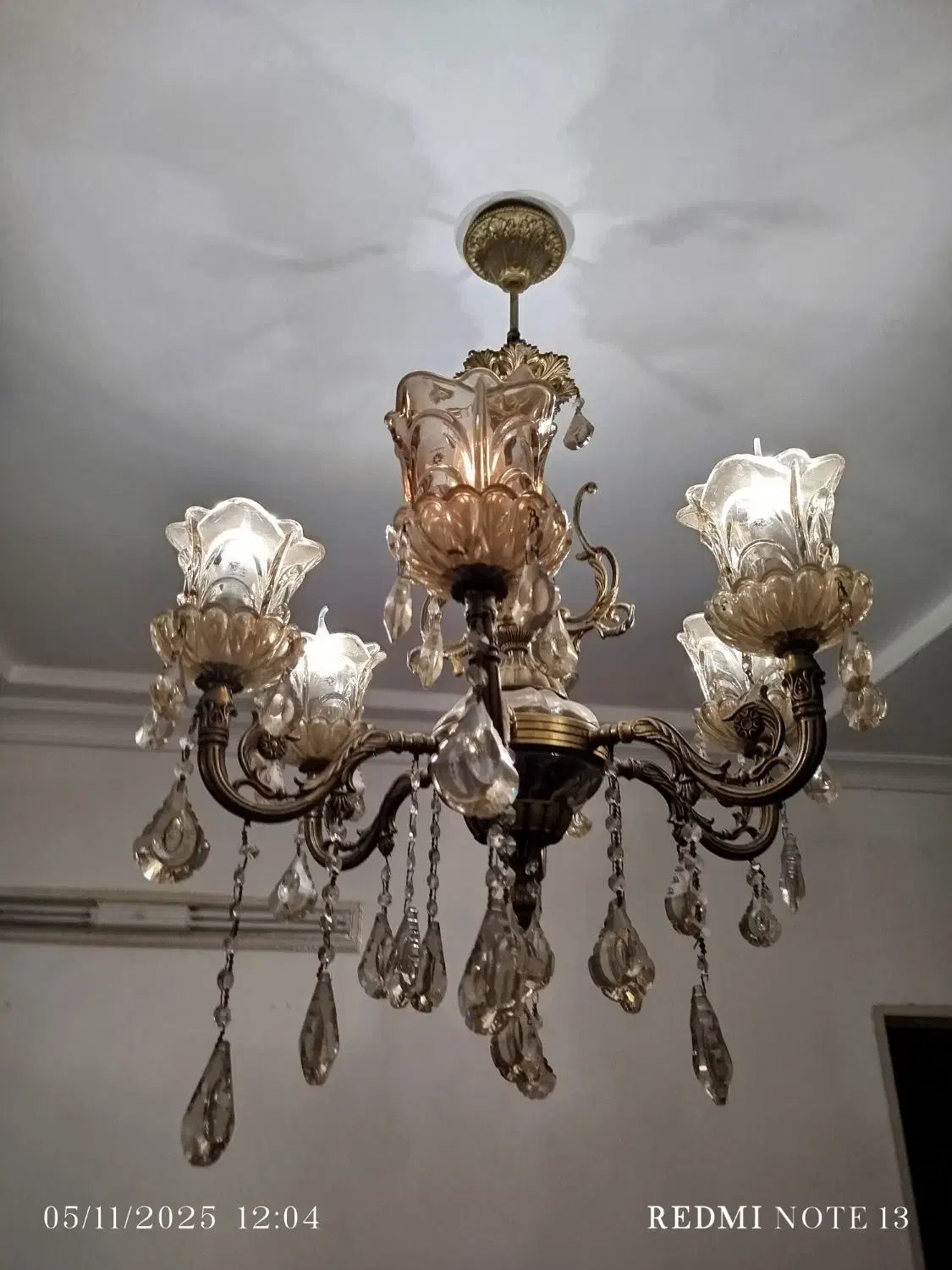 ۱جفت لوستر|لوستر و چراغ آویز|گرگان, |دیوار