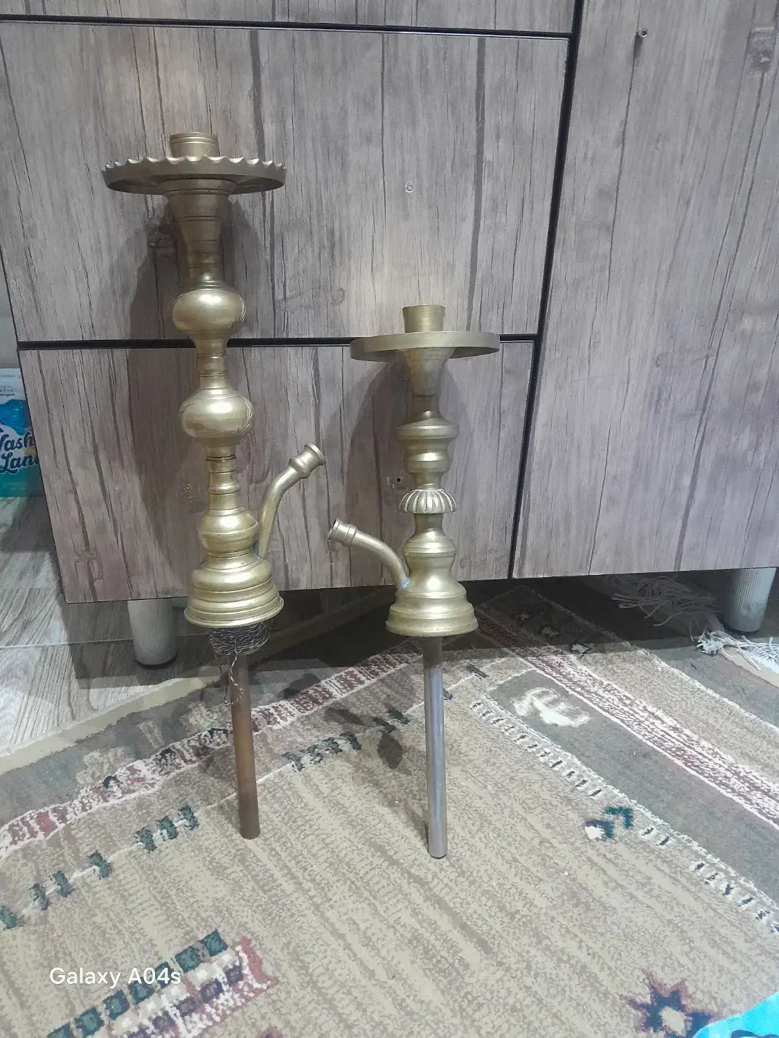 قلیان برنجی قدیمی|کلکسیون اشیاء عتیقه|فردیس, قریشی|دیوار