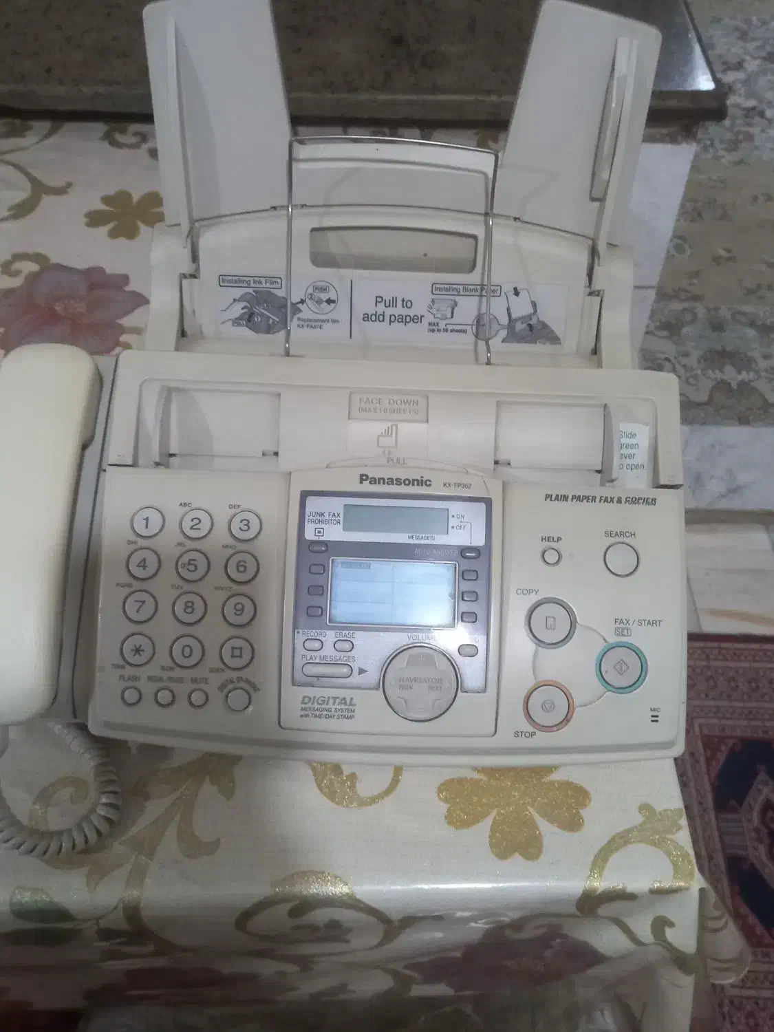 تلفکس پاناسونیک|پرینتر، اسکنر، کپی، فکس|تهران, مخصوص|دیوار