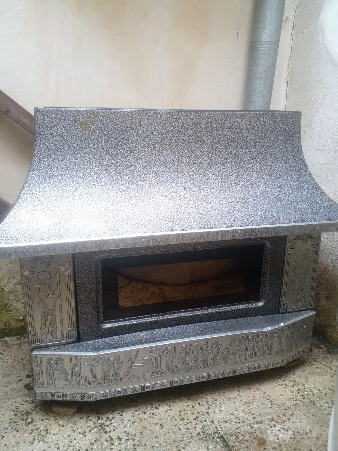 بخاری شومینه ای|بخاری، هیتر، شومینه|رشت, جانبازان|دیوار