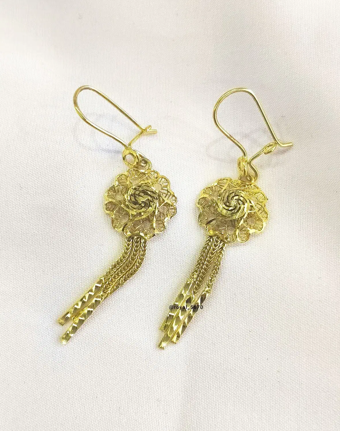 گوشواره های نقره فیوژن دقیقا کپی طلا|بدلیجات|مشهد, گلشور|دیوار