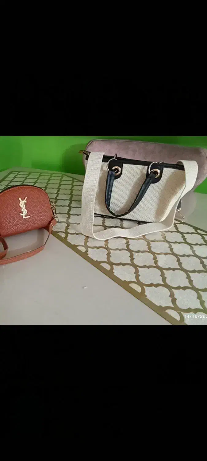 دوعدد کیف کاملا نو|کیف، کفش، کمربند|ری, اقدسیه|دیوار