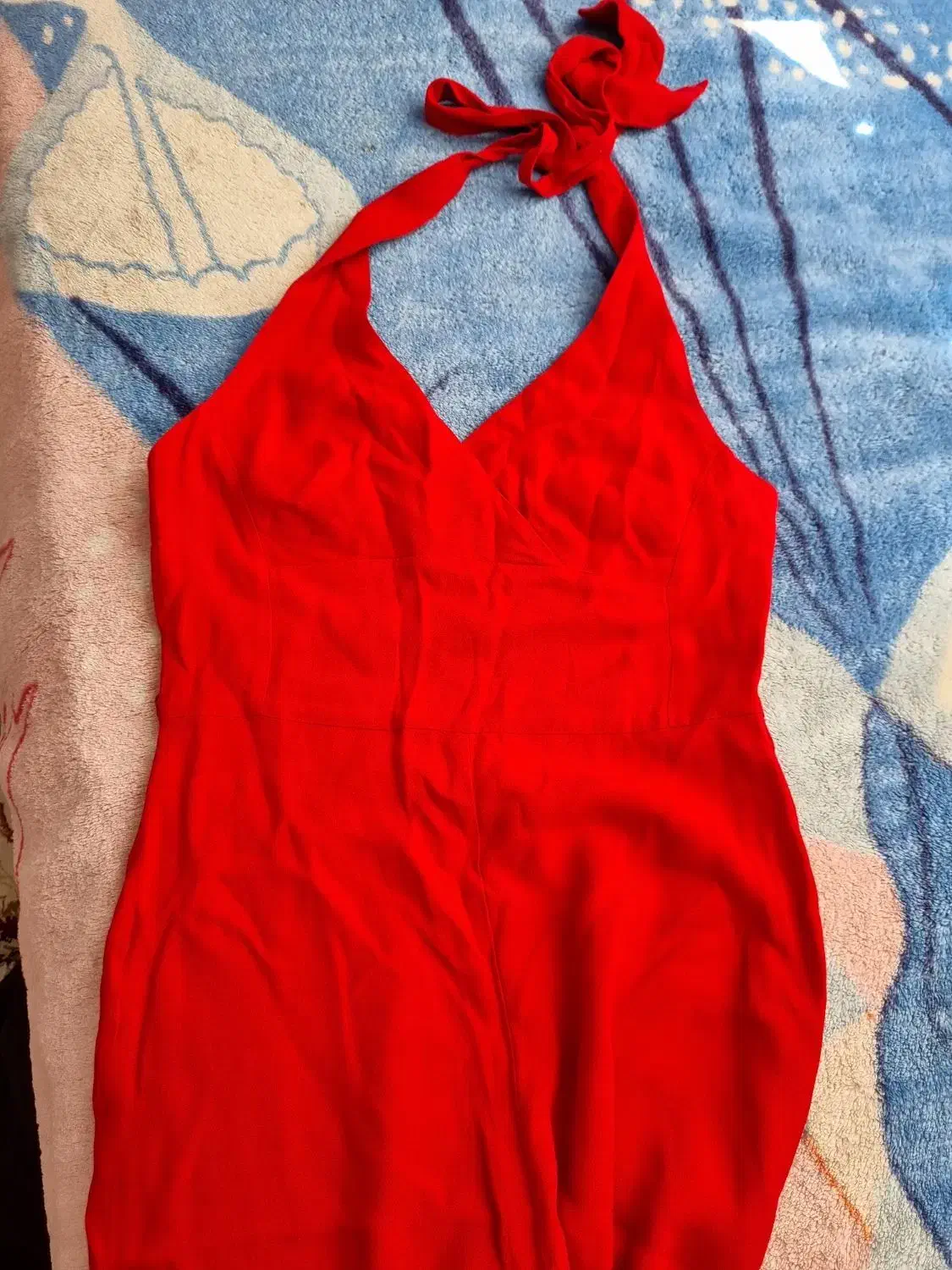 دو عدد اوورال سایز 36مشکی و قرمز|لباس|ماهدشت, |دیوار