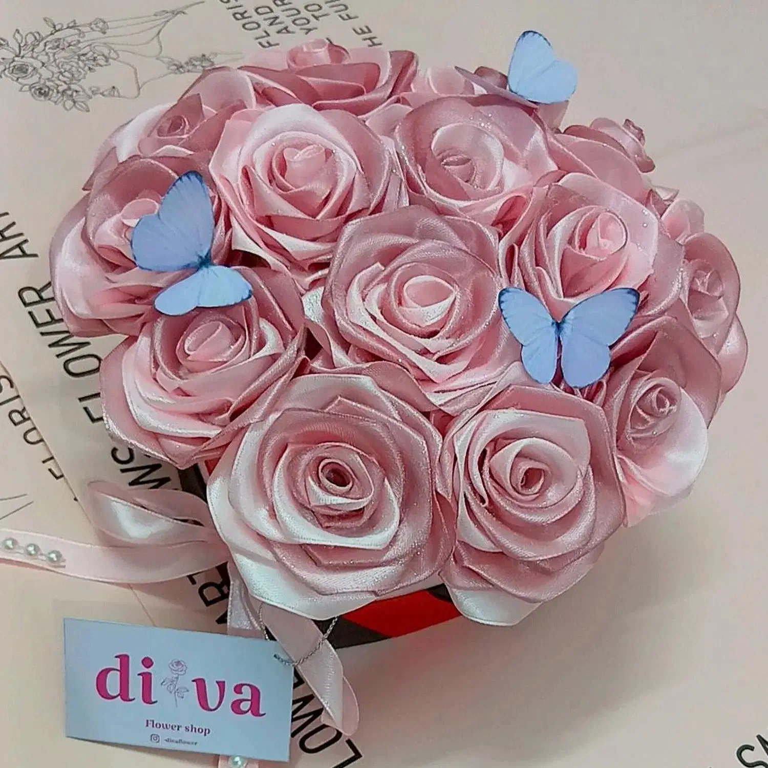 گل جاودان|گل مصنوعی|جهرم, |دیوار