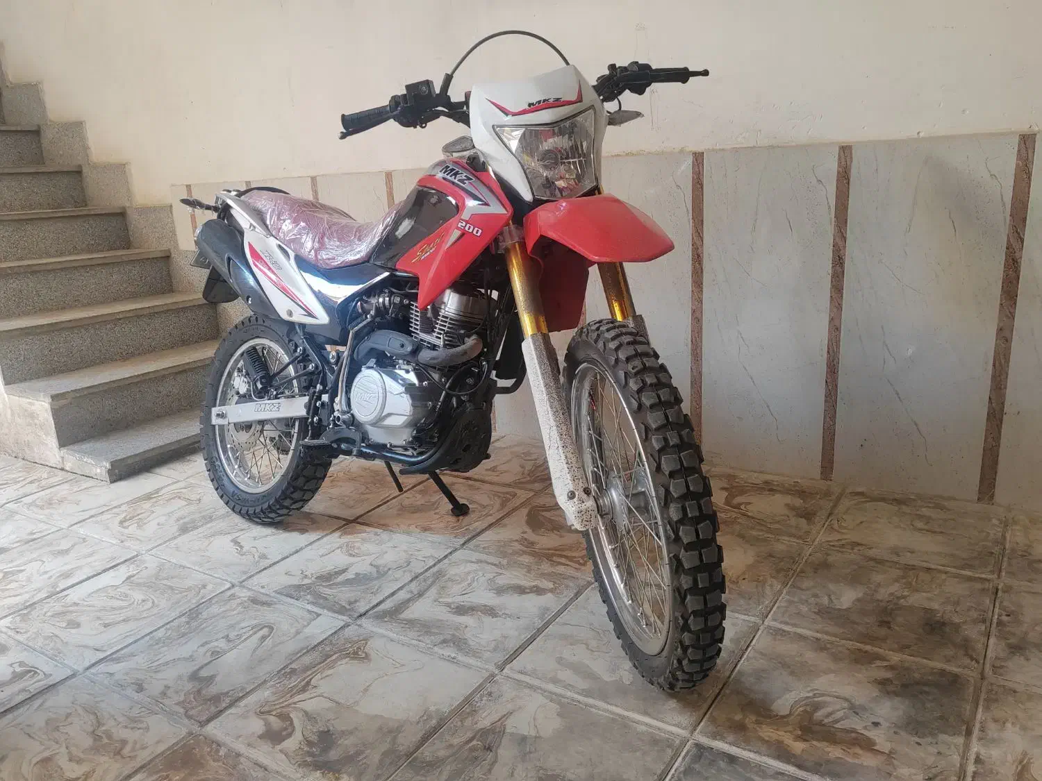 موتور تریل mkz فروش یا معاوضه|موتورسیکلت|مشهد, طبرسی شمالی|دیوار